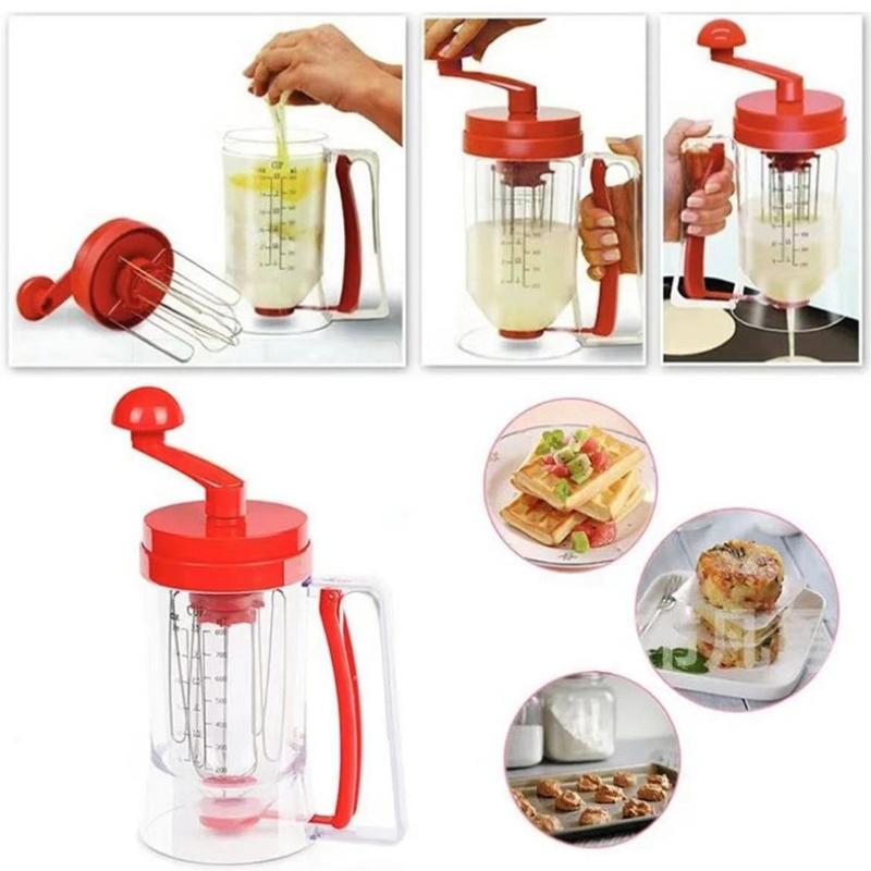 Kitchen.Baking Labels - เครื่องจ่ายแบบมือถือพร้อมฉลากวัดปริมาณ สำหรับบีบเค้ก คุกกี้ มัฟฟิน อุปกรณ์ทำขนมในครัว