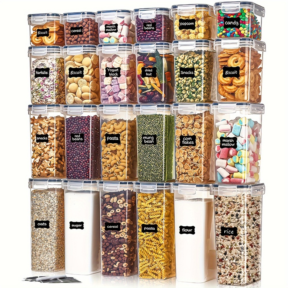 Kitchen Baking Tins - 24 ชิ้น กล่องเก็บอาหาร 12 กล่อง 12