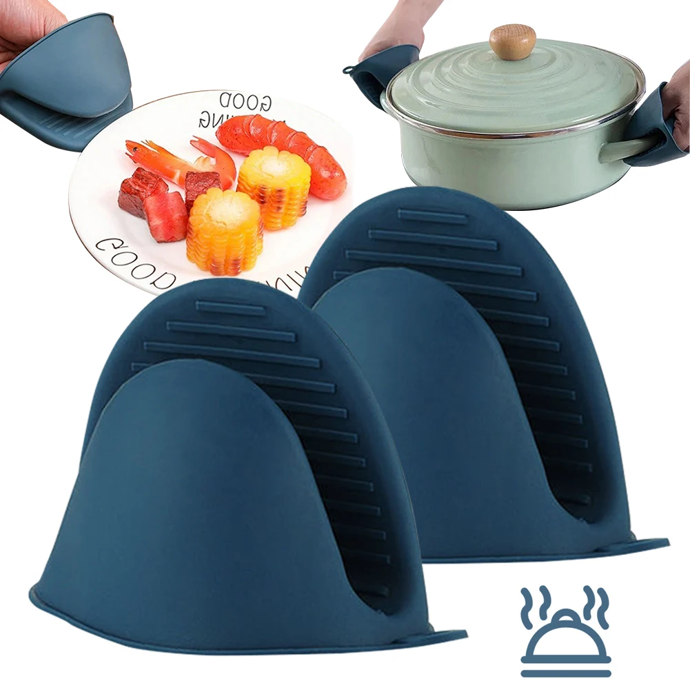 Kitchen Baking Gloves - ถุงมือซิลิโคนกันความร้อน ทนความร้อน ไม่ลื่น สำหรับทำอาหาร อบ ปิ้งย่าง