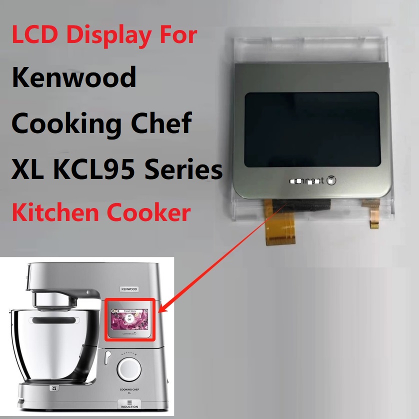 Cooking Chef Xl - 4.3 นิ้วจอแสดงผล LCD แผงสัมผัสสําหรับ Kenwood Cooking