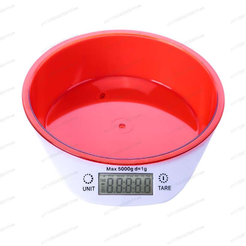 Kitchen Baking Bowls - เครื่องชั่งดิจิตอลความแม่นยำสูงสำหรับครัว พร้อมถ้วย ชั่งน้ำหนักอาหารอิเล็กทรอนิกส์ สำหรับแป้ง อบขนม และอาหารสัตว์เลี้ยง
