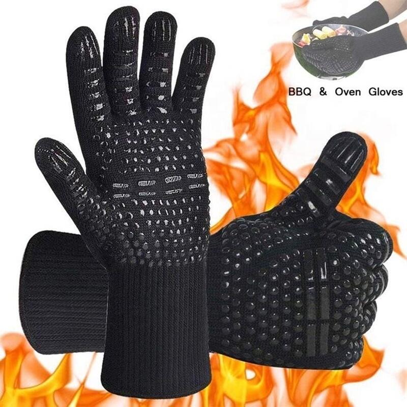 Kitchen Baking Gloves - ถุงมือซิลิโคนกันความร้อน BBQ1472กันลื่นทนทานต่อถุงมือกันลื่นระเบิดถุงมือกันความร้อนใช้ในครัว