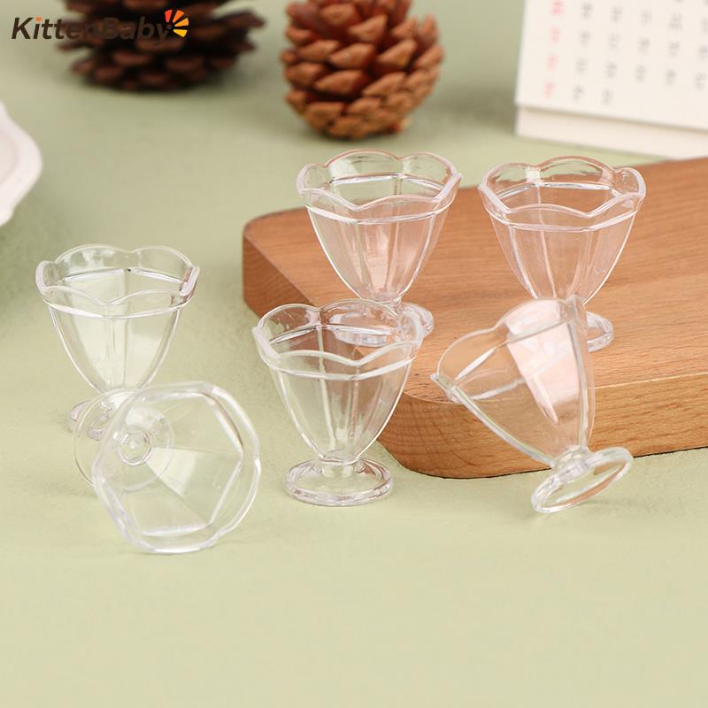 Kitchen Baking Utensil Set - 4Pcs-17ชิ้น1:12 Scale ถ้วยปากกว้างจานชามชุดอาหารชุดตุ๊กตา Miniature ของเล่นตุ๊กตาอาหารห้องครัวห้องนั่งเล่นอุปกรณ์เสริม