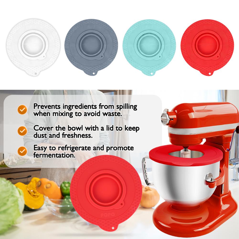 Kitchen Baking Aid - ฝาปิดซิลิโคนแบบพับได้สำหรับเครื่องผสมอาหารแบบตั้งโต๊ะ Kitchen Aid ขนาด 4.5-5 ควอร์ต