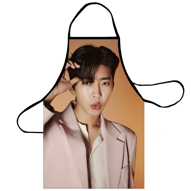 Kitchen Baking Cloth - Lim Young Woong 03ผ้ากันเปื้อนสำหรับย่างครัวเชฟมืออาชีพสำหรับบาร์บีคิวการอบการทำอาหารสำหรับผู้ชายผู้หญิงขนาด50X75cm A2023.7.11