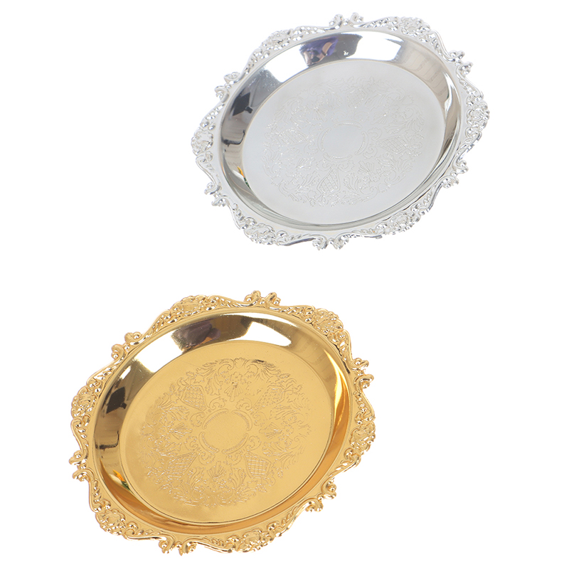 จาน nampan besi เงินทองแวววาวส - Cake Board Round บทวิจารณ์และราคา