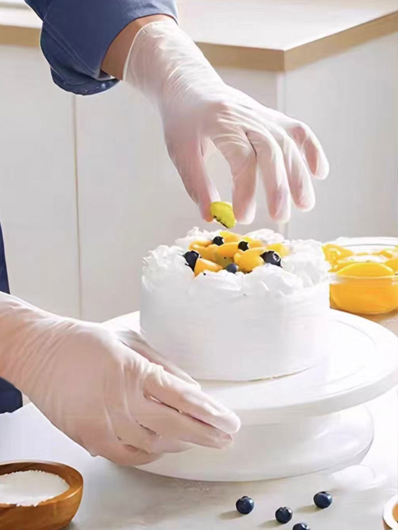 ถุงมือแบบใช้แล้วทิ้ง เกรดอาหาร - Kitchen Baking Gloves บทวิจารณ์และราคา