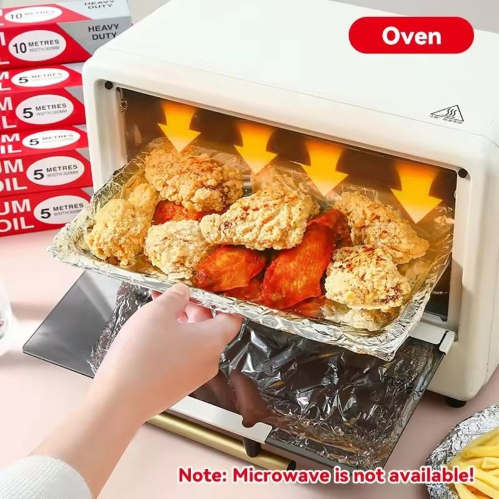 กระดาษฟอยล์อะลูมิเนียมแบบใช้แล - Kitchen Baking Tins บทวิจารณ์และราคา
