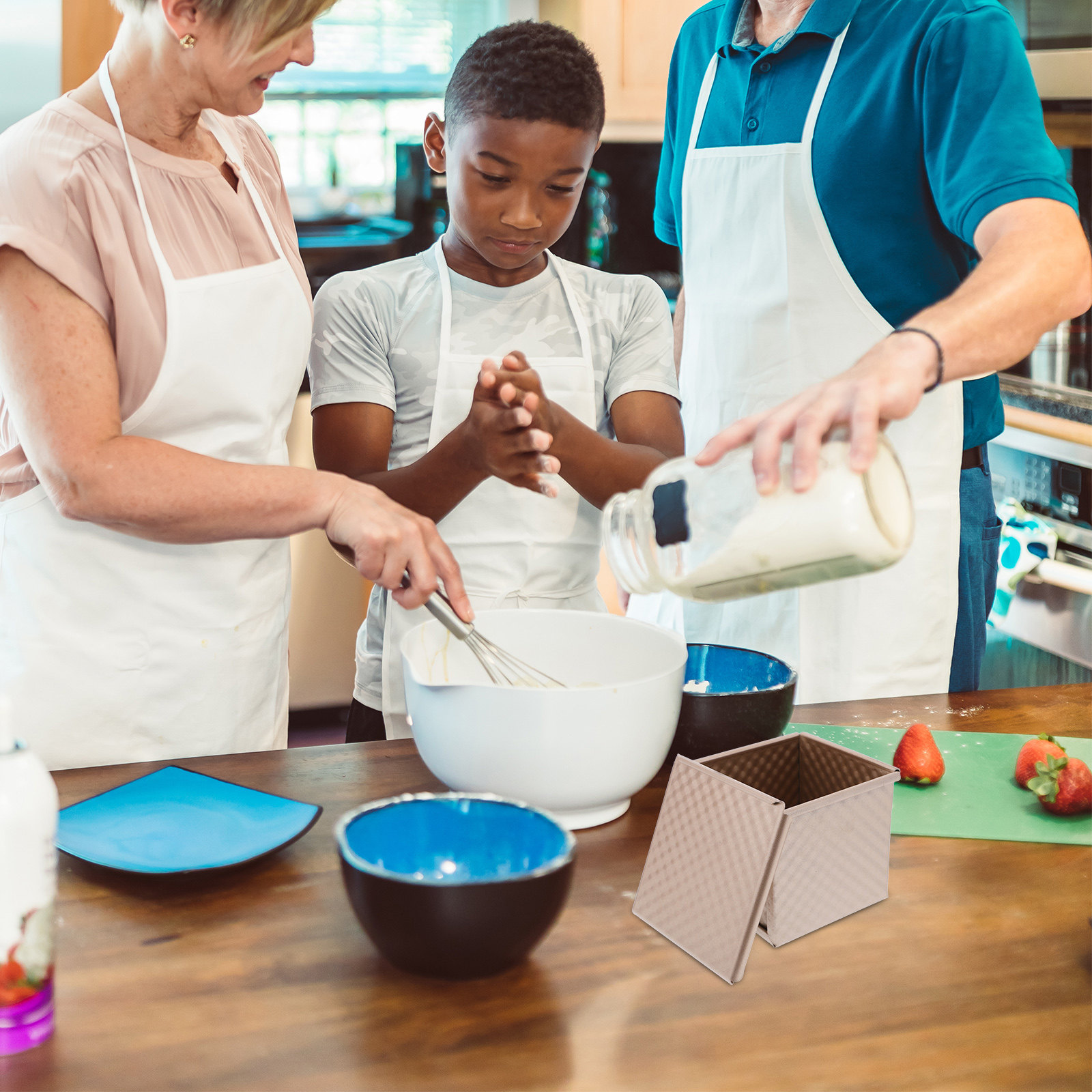 แม่พิมพ์ขนมปังมินิพูลแมนแบบไม่ - Kitchen Baking Pans บทวิจารณ์และราคา