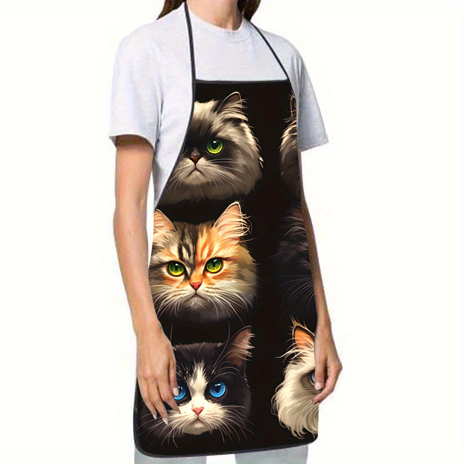 ผ้ากันเปื้อนลายหน้าแมว พื้นหลั - Kitchen Baking Background บทวิจารณ์และราคา