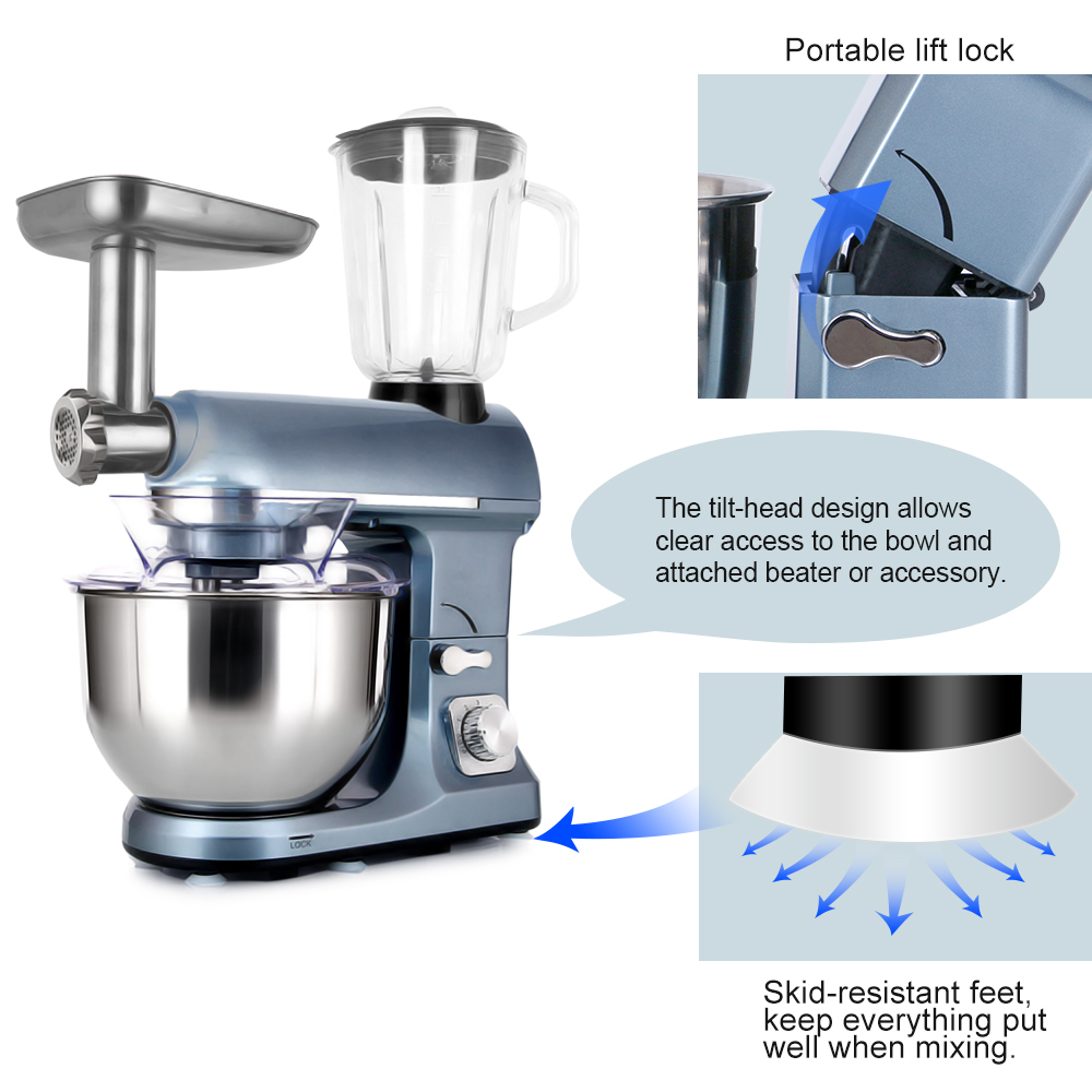 เครื่องผสมแป้งสำหรับทำขนม ขนาด - Kitchen Baking Aid บทวิจารณ์และราคา