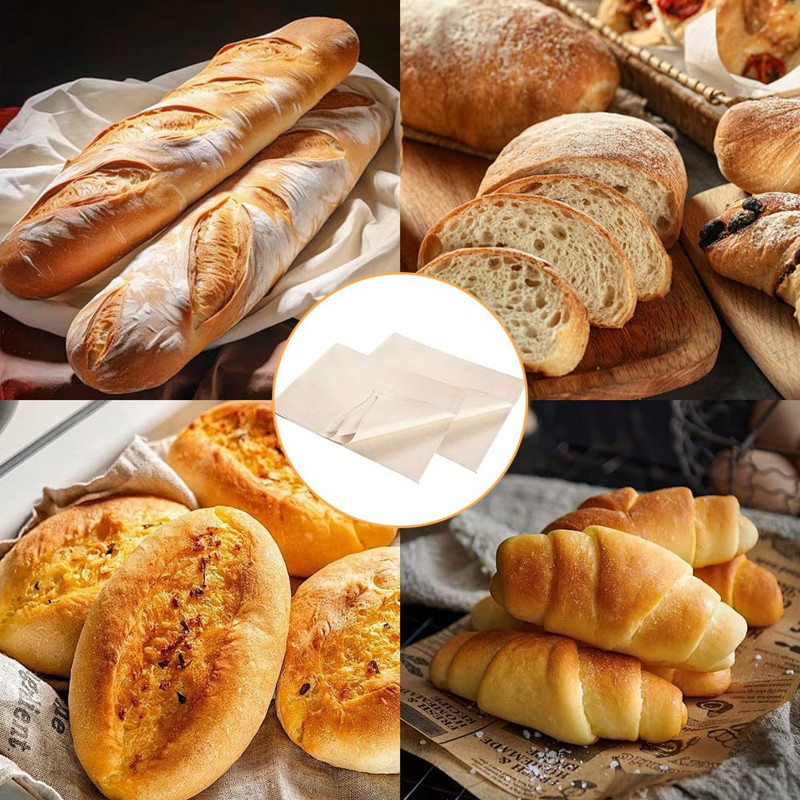 ผ้าลินินแป้งหมักผ้าแป้ง Bakers - Kitchen Baking Cloth บทวิจารณ์และราคา