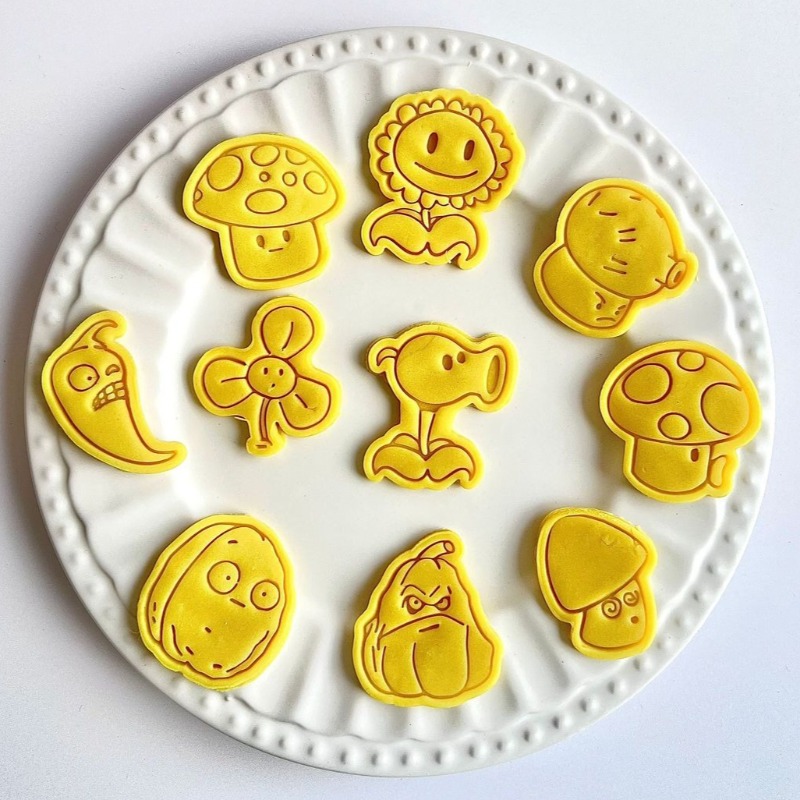 แม่พิมพ์บิสกิตการ์ตูน Plants V - Kitchen Baking Molds บทวิจารณ์และราคา