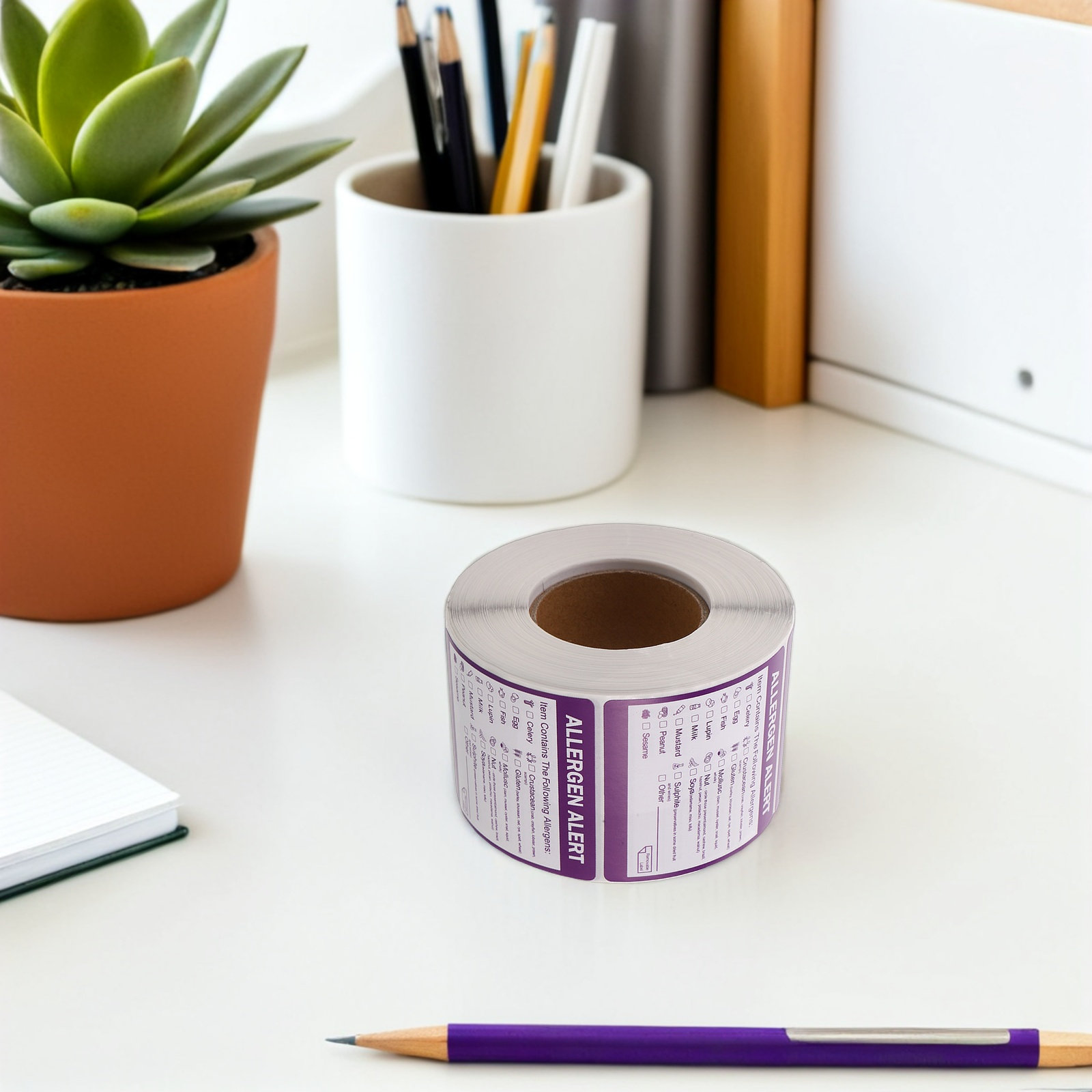 สติกเกอร์ฉลากสารก่อภูมิแพ้ 2 ม - Kitchen.Baking Labels บทวิจารณ์และราคา