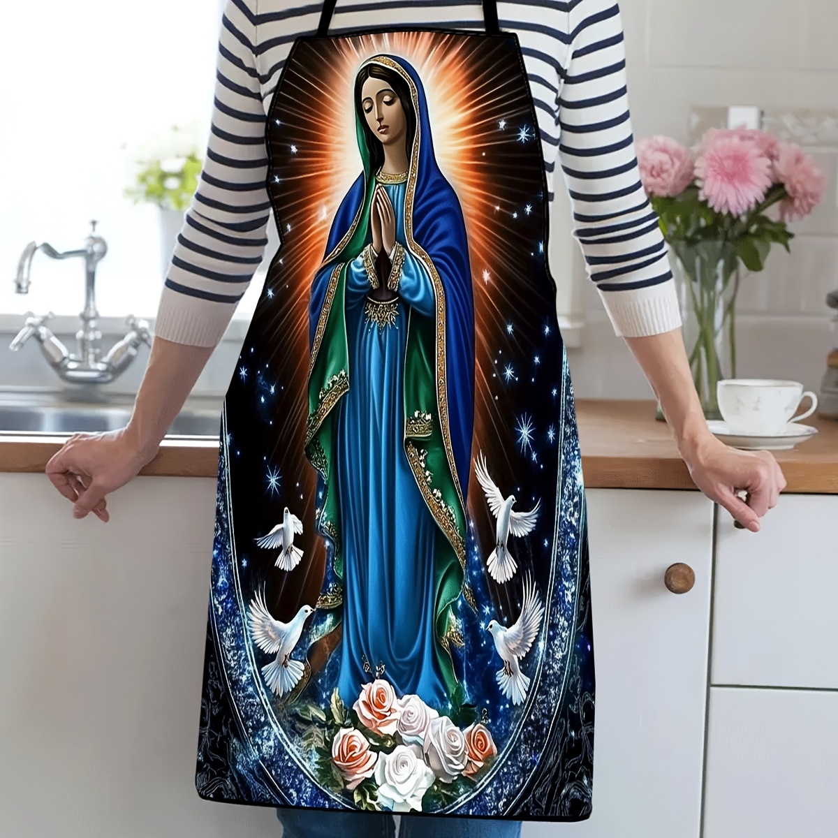 ผ้ากันเปื้อนลาย Lady of Guadal - Kitchen Baking Cloth บทวิจารณ์และราคา