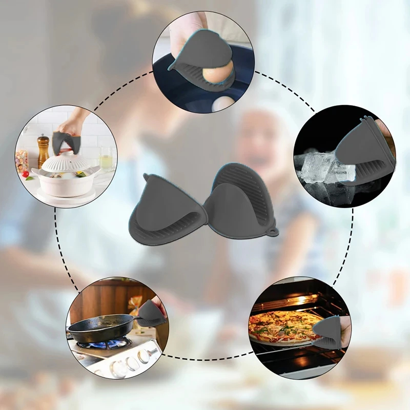 ถุงมือกันความร้อนซิลิโคนขนาดเล - Kitchen Baking Gloves บทวิจารณ์และราคา