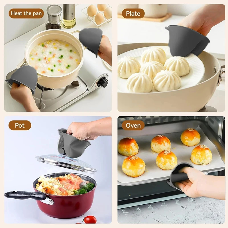 ถุงมือกันความร้อนซิลิโคนขนาดเล - Kitchen Baking Gloves บทวิจารณ์และราคา