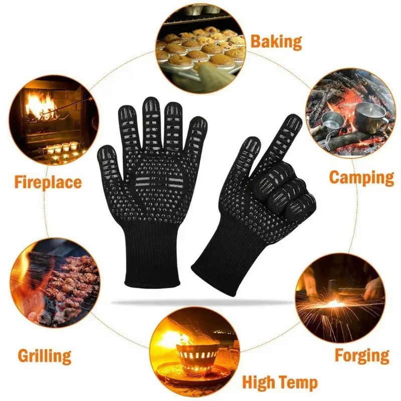 ถุงมือบาร์บีคิววันพีซ ถุงมือกั - Kitchen Baking Gloves บทวิจารณ์และราคา