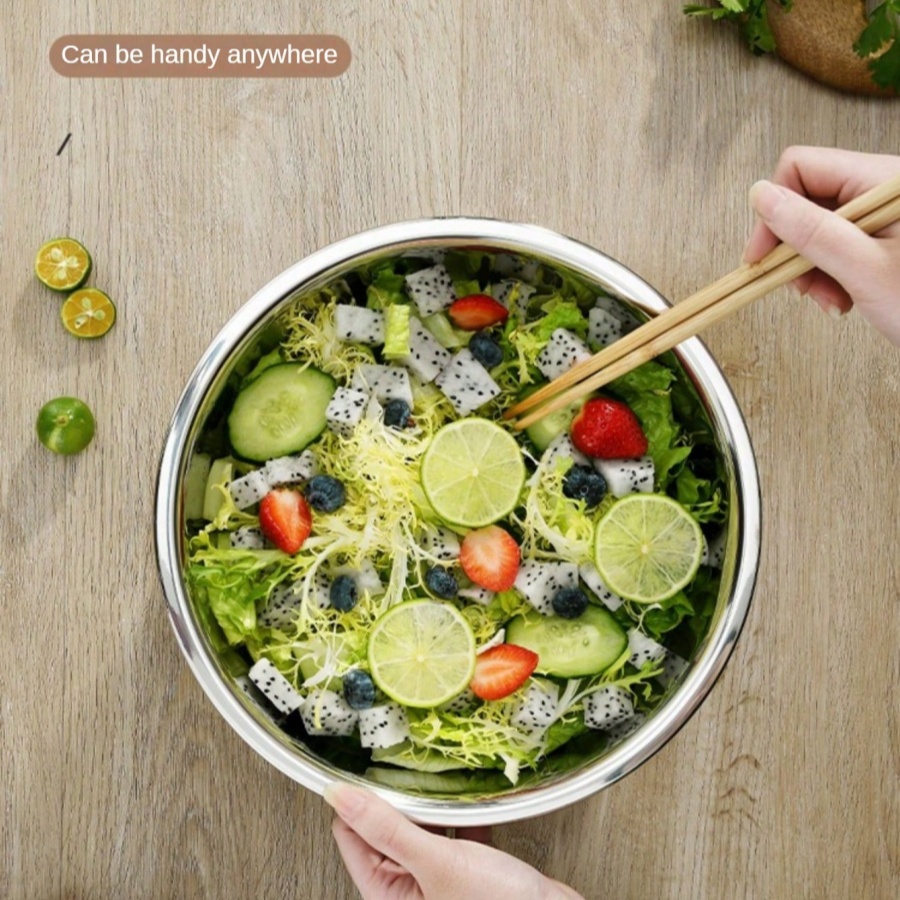 สแตนเลสรอบครัวทําอาหารและอบชาม - Kitchen Baking Bowls บทวิจารณ์และราคา