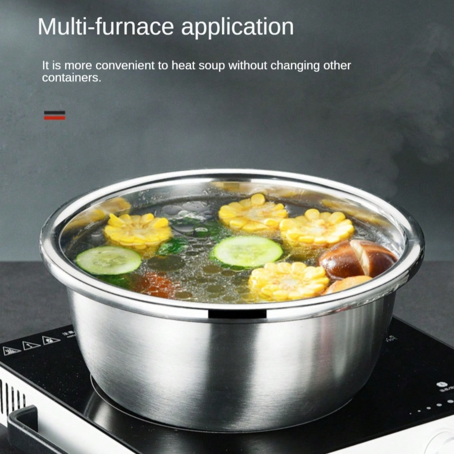สแตนเลสรอบครัวทําอาหารและอบชาม - Kitchen Baking Bowls บทวิจารณ์และราคา