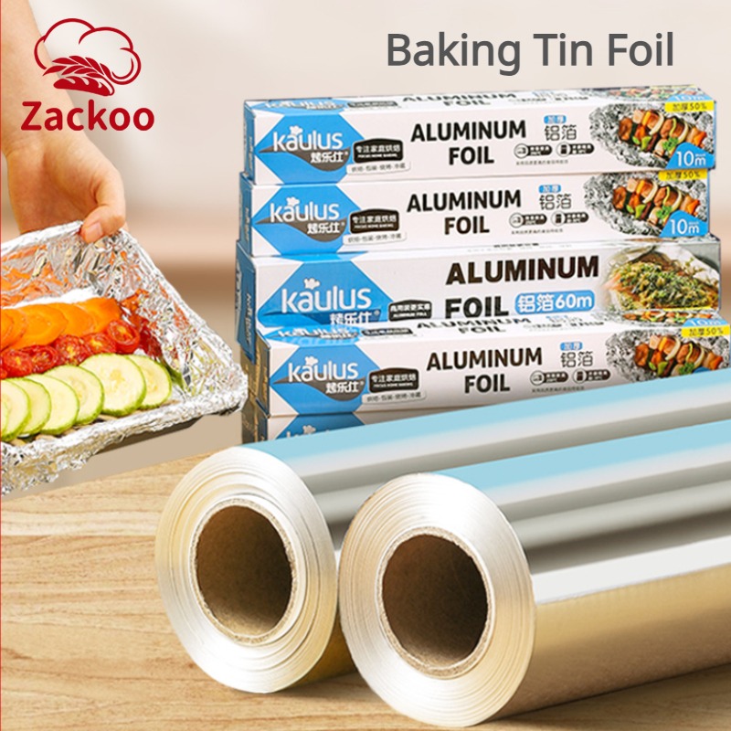 Zackoo 10/20/40M อลูมิเนียมฟอย - Kitchen Baking Tins บทวิจารณ์และราคา