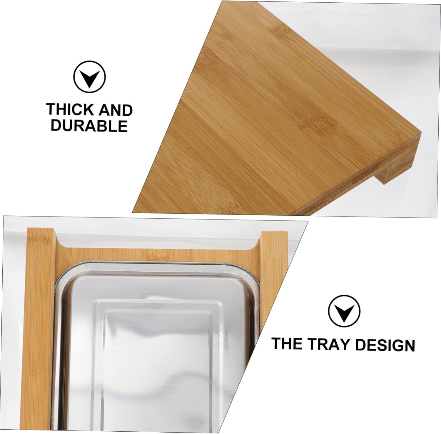 เขียงไม้ไผ่ในครัวเรือนสเต็กครั - Kitchen Baking Drawer บทวิจารณ์และราคา