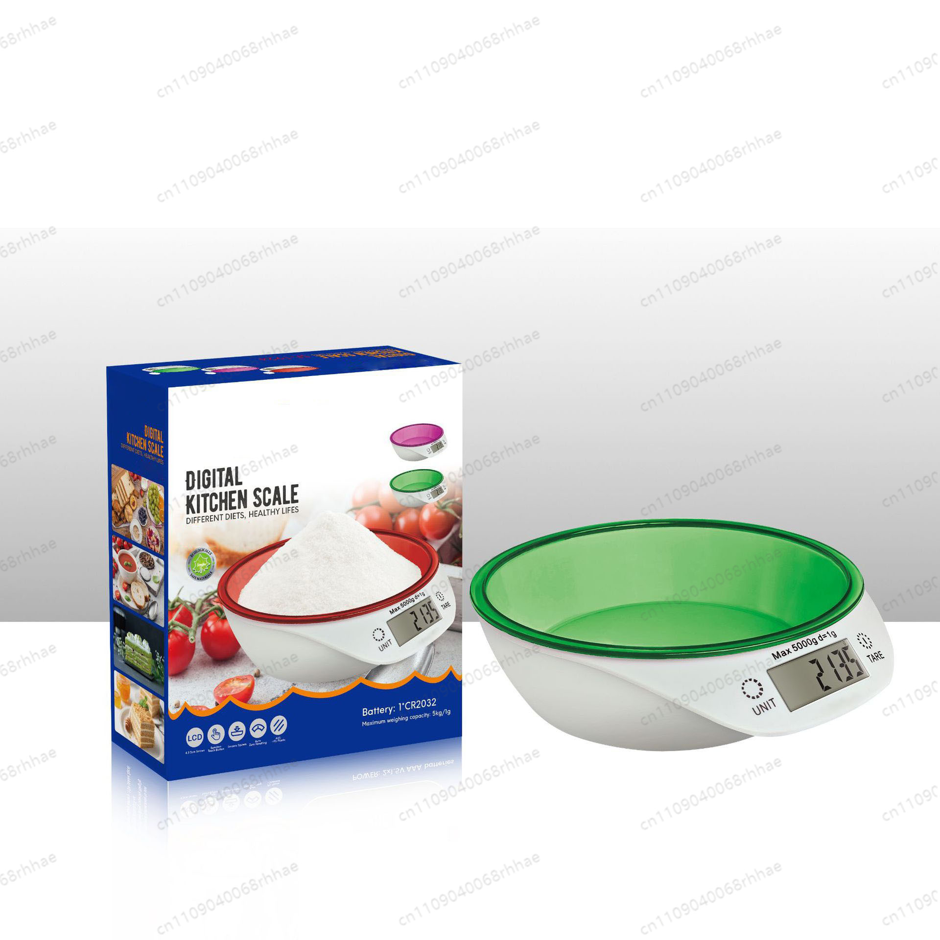 เครื่องชั่งดิจิตอลความแม่นยำสู - Kitchen Baking Bowls บทวิจารณ์และราคา
