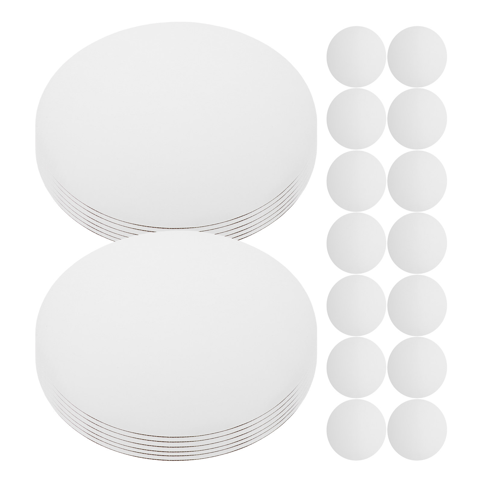 ถาดรองเค้กทรงกลมสีขาว 25 ชิ้น  - Cake Board Round บทวิจารณ์และราคา