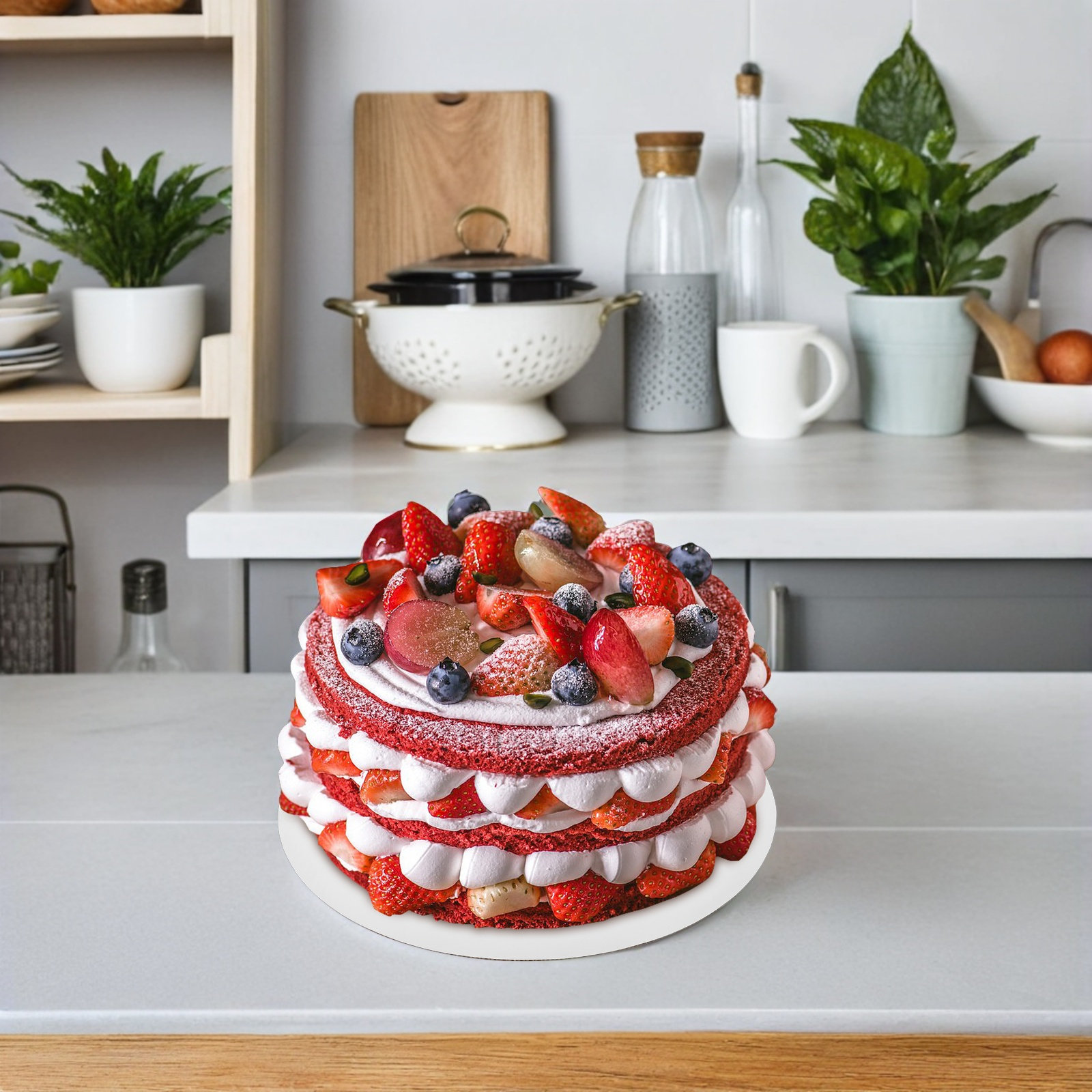 ถาดรองเค้กทรงกลมสีขาว 25 ชิ้น  - Cake Board Round บทวิจารณ์และราคา