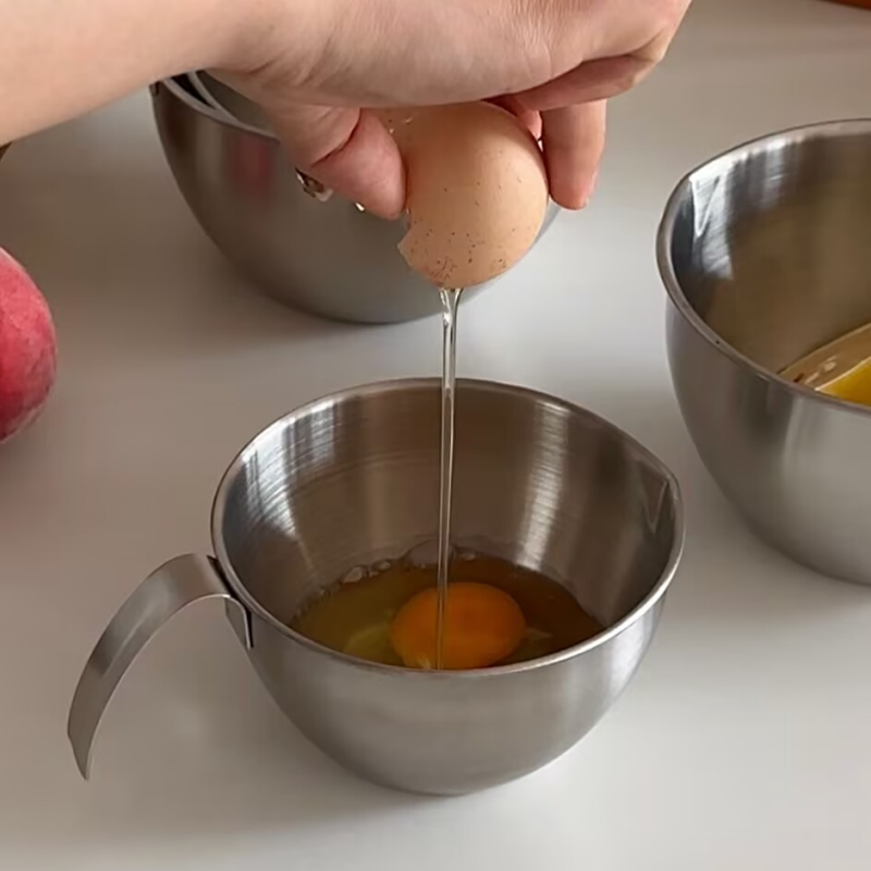 ชามผสมสแตนเลสพร้อมหูจับ 304 ชา - Kitchen Baking Bowls บทวิจารณ์และราคา