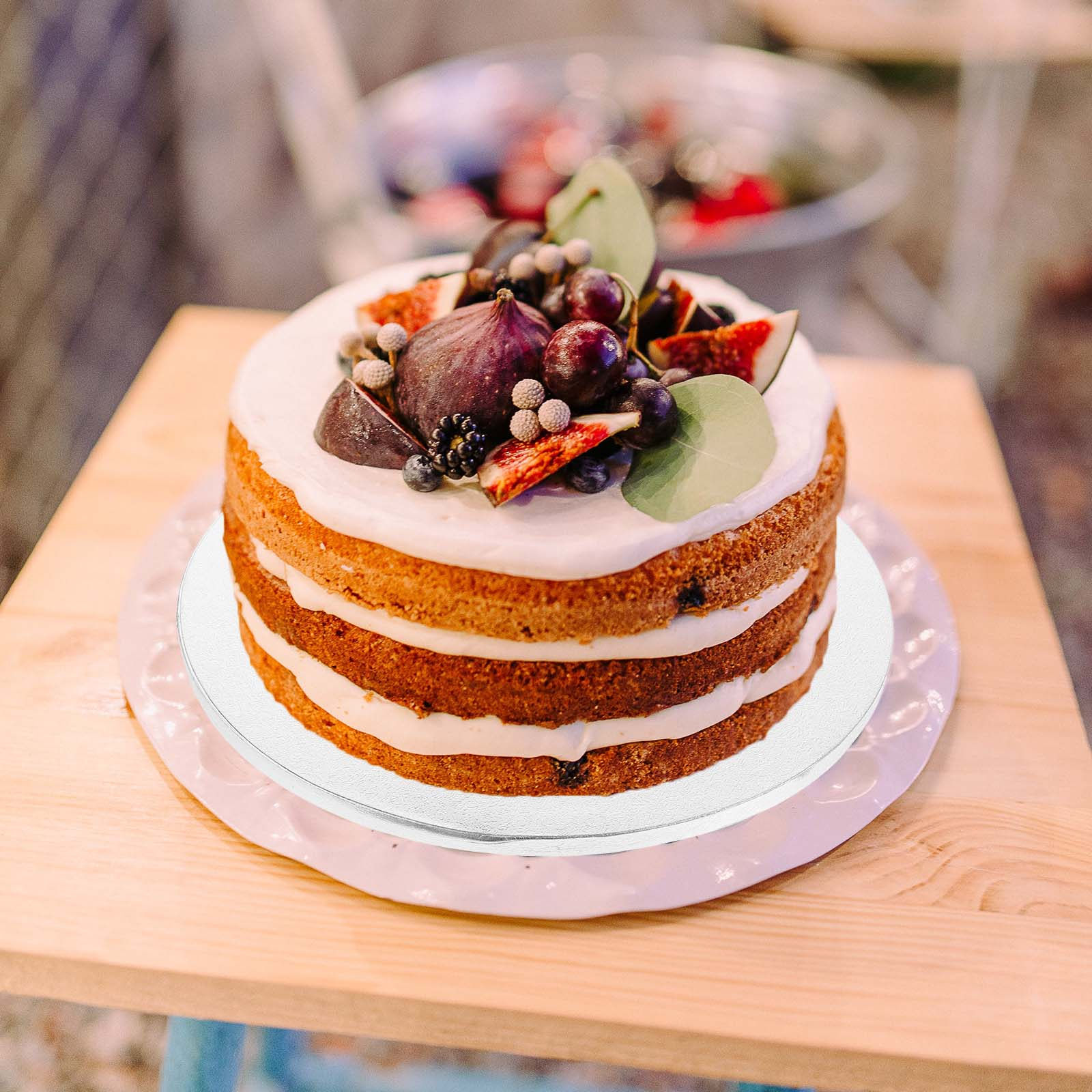 ชุดฐานรองเค้กทรงกลม 4 ชิ้น ฐาน - Cake Board Round บทวิจารณ์และราคา