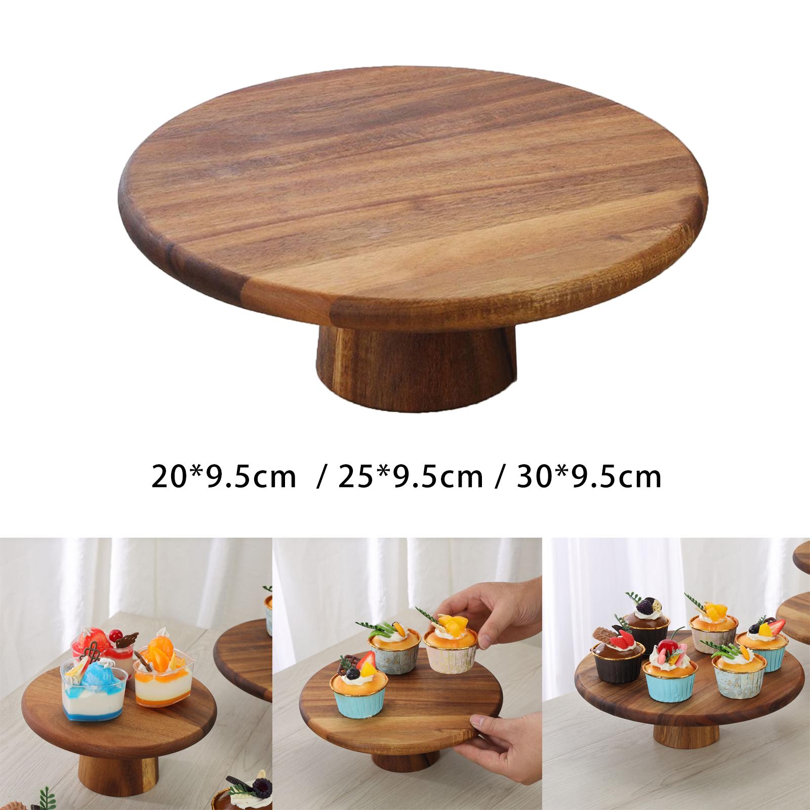 ขาตั้งเค้กไม้ ถาดเสิร์ฟชีสอเนก - Cake Board Round บทวิจารณ์และราคา