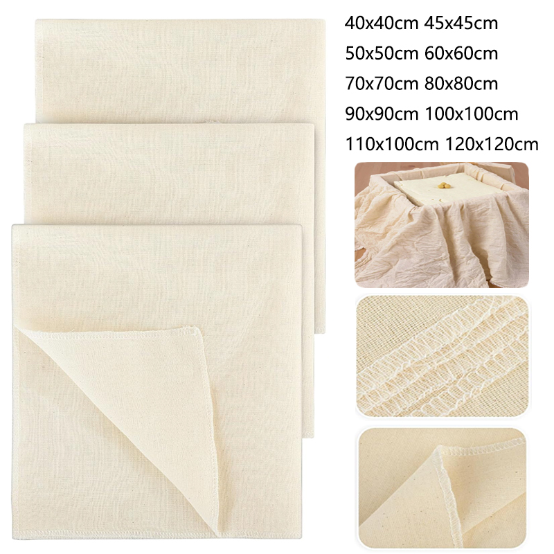 ผ้าฝ้าย Muslin เต้าหู้ชีสนมถั่ - Kitchen Baking Cloth บทวิจารณ์และราคา