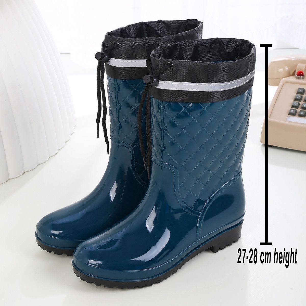รองเท้าบูทกันฝนสำหรับผู้หญิง ส - Kitchen Job บทวิจารณ์และราคา