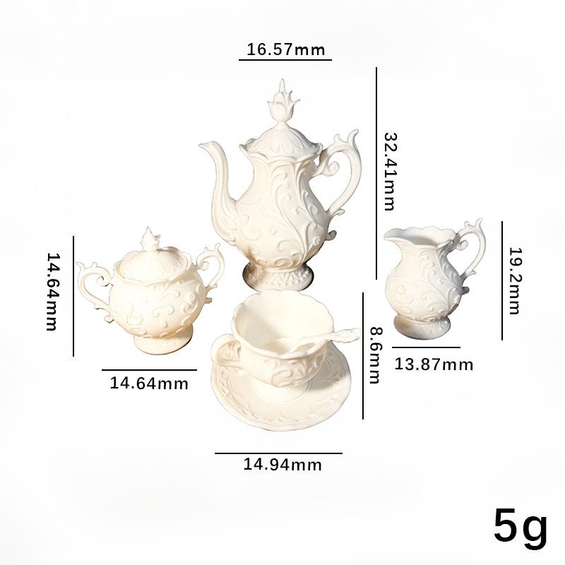1 ชุดจำลองจานลายดอกไม้ขนาดเล็ก - Kitchen Baking Utensil Set บทวิจารณ์และราคา