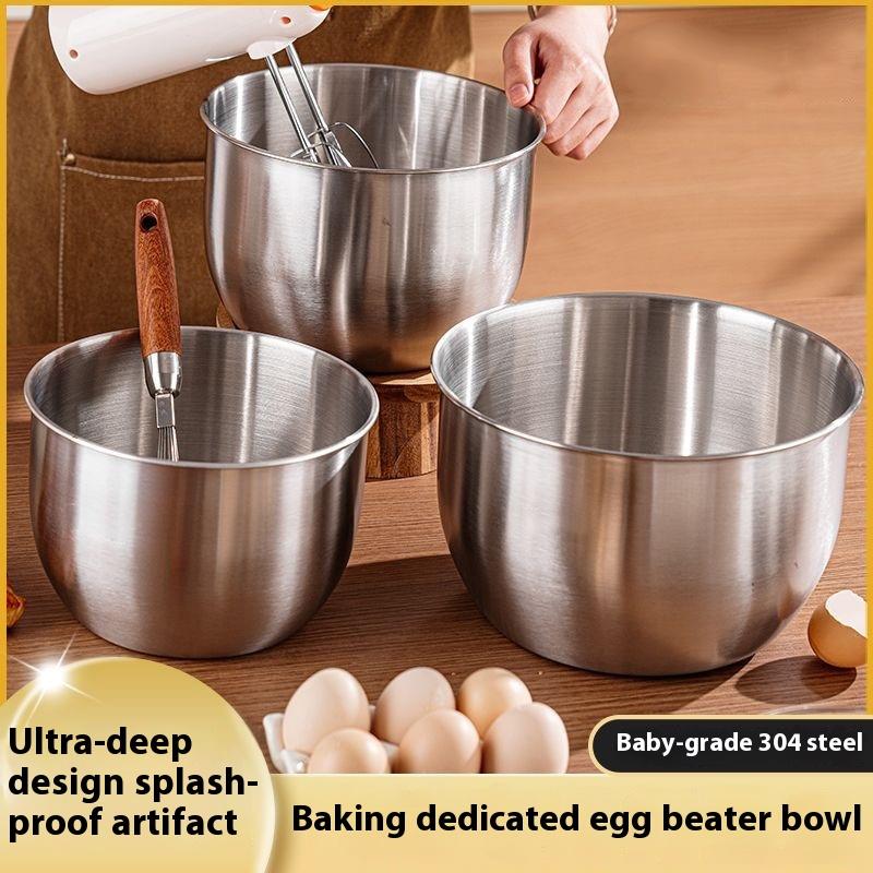 1 ชิ้น ชามผสมสแตนเลสสำหรับทำอา - Kitchen Baking Bowls บทวิจารณ์และราคา