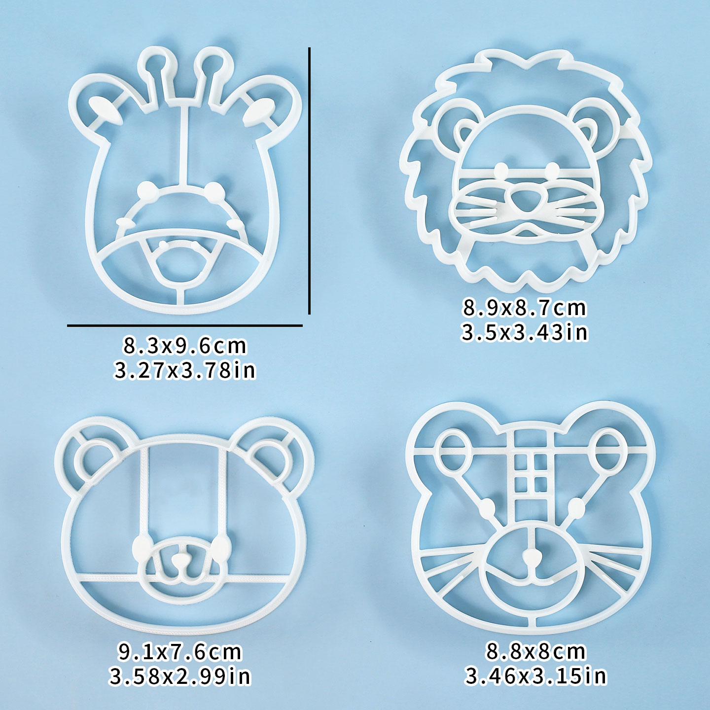 ชุดตัวตัดคุกกี้รูปสัตว์ 4 ชิ้น - Kitchen Equipment For Baking บทวิจารณ์และราคา