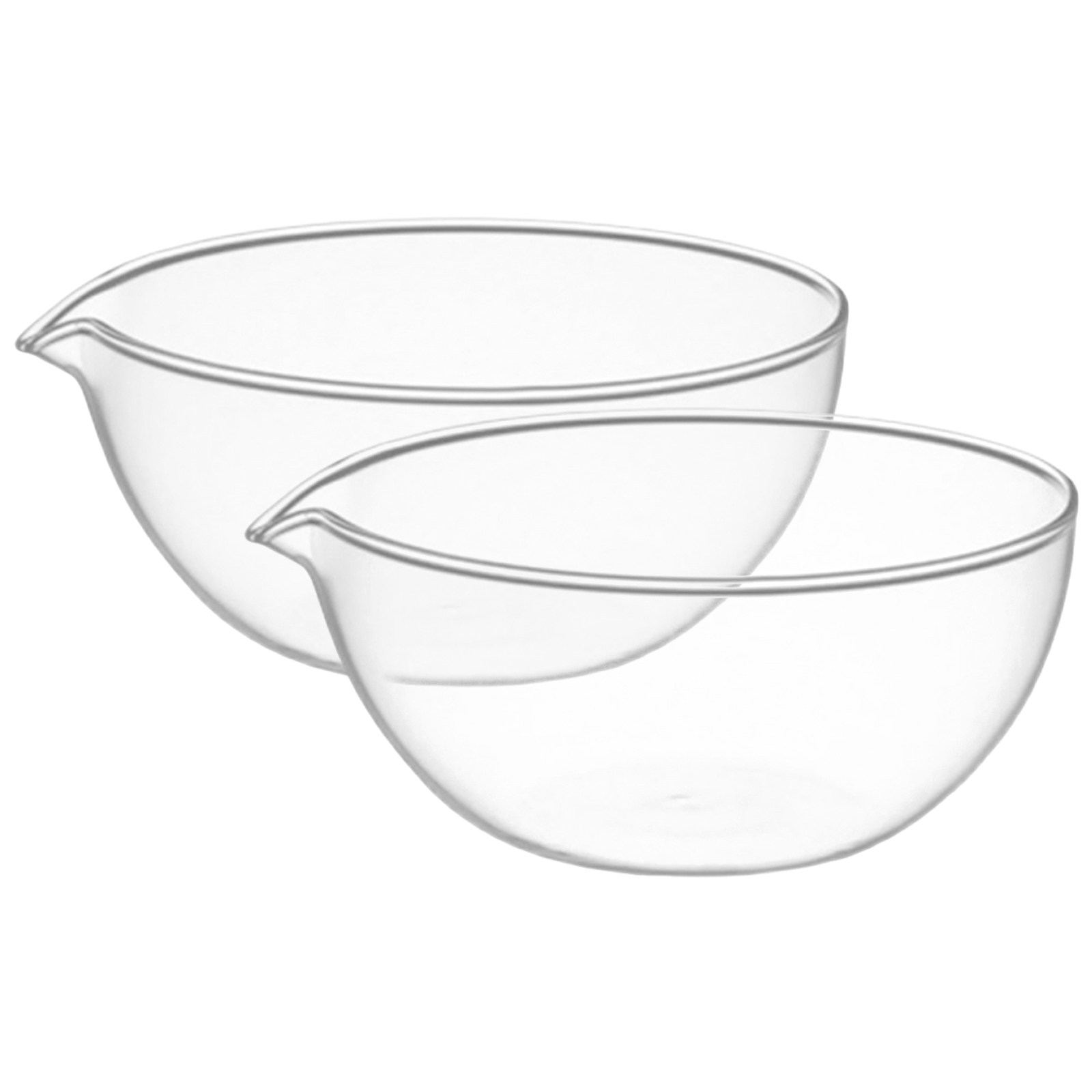 ชามแก้วใส 2 ชิ้น ขนาด 17 ออนซ์ - Kitchen Baking Bowls บทวิจารณ์และราคา