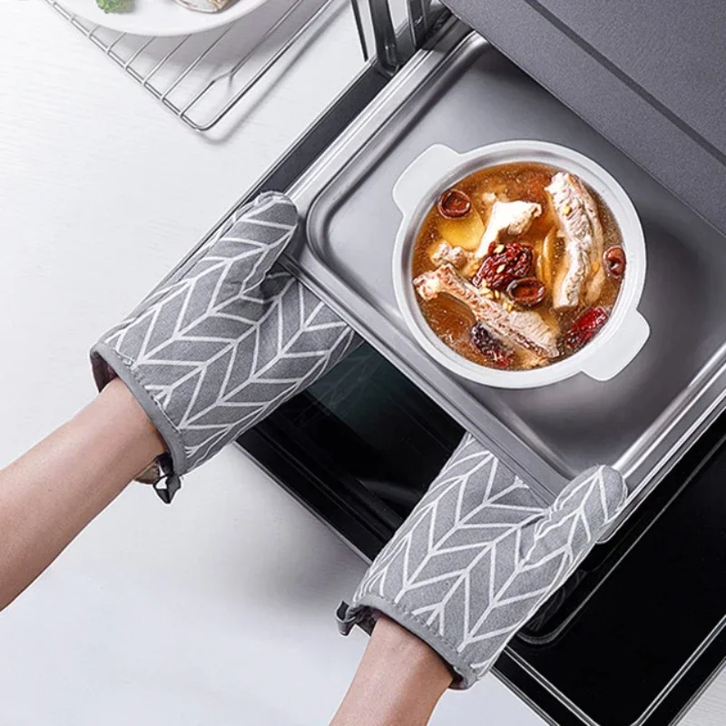 ถุงมือฉนวนความร้อน 2 ชิ้น ถุงม - Kitchen Baking Gloves บทวิจารณ์และราคา