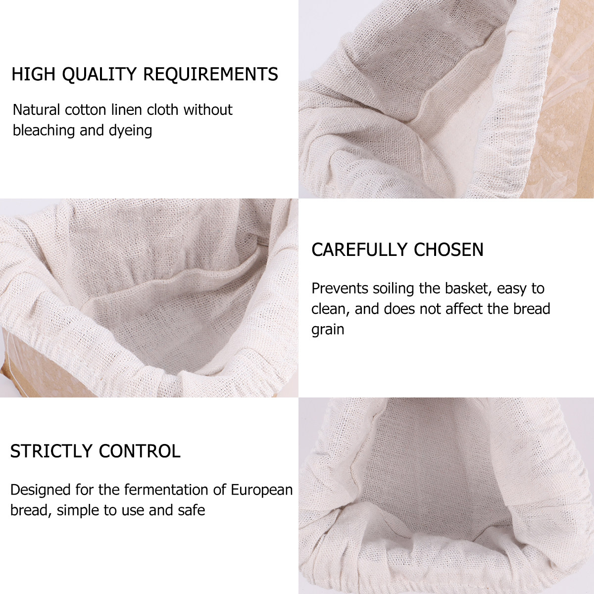 ผ้าคลุมตะกร้าขนมปัง 2 ชิ้น สำห - Kitchen Baking Cloth บทวิจารณ์และราคา