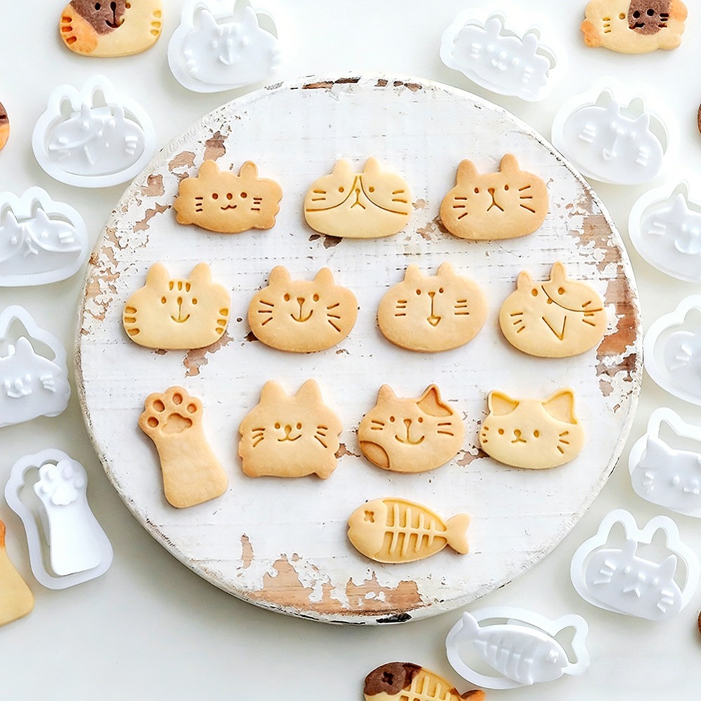 แม่พิมพ์คุกกี้รูปแมวน่ารัก DIY - Kitchen Equipment For Baking บทวิจารณ์และราคา