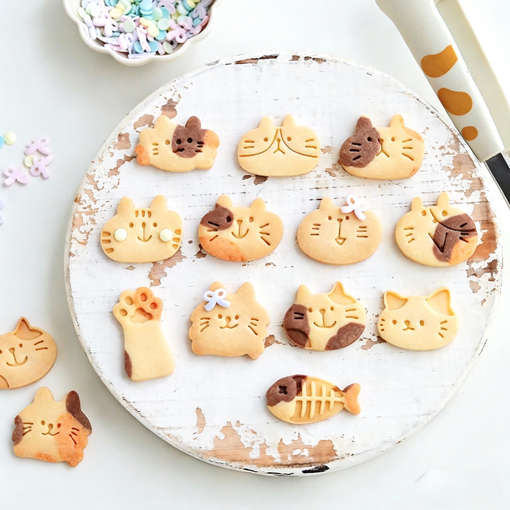 แม่พิมพ์คุกกี้รูปแมวน่ารัก DIY - Kitchen Equipment For Baking บทวิจารณ์และราคา