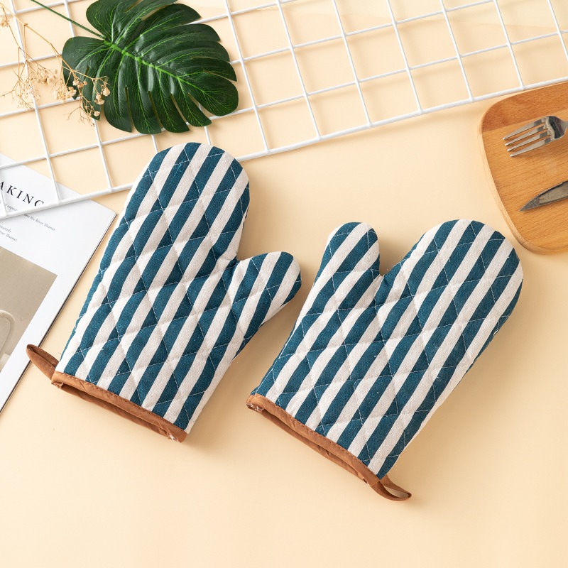 ถุงมือกันความร้อนแบบหนา 2 ชิ้น - Kitchen Baking Gloves บทวิจารณ์และราคา