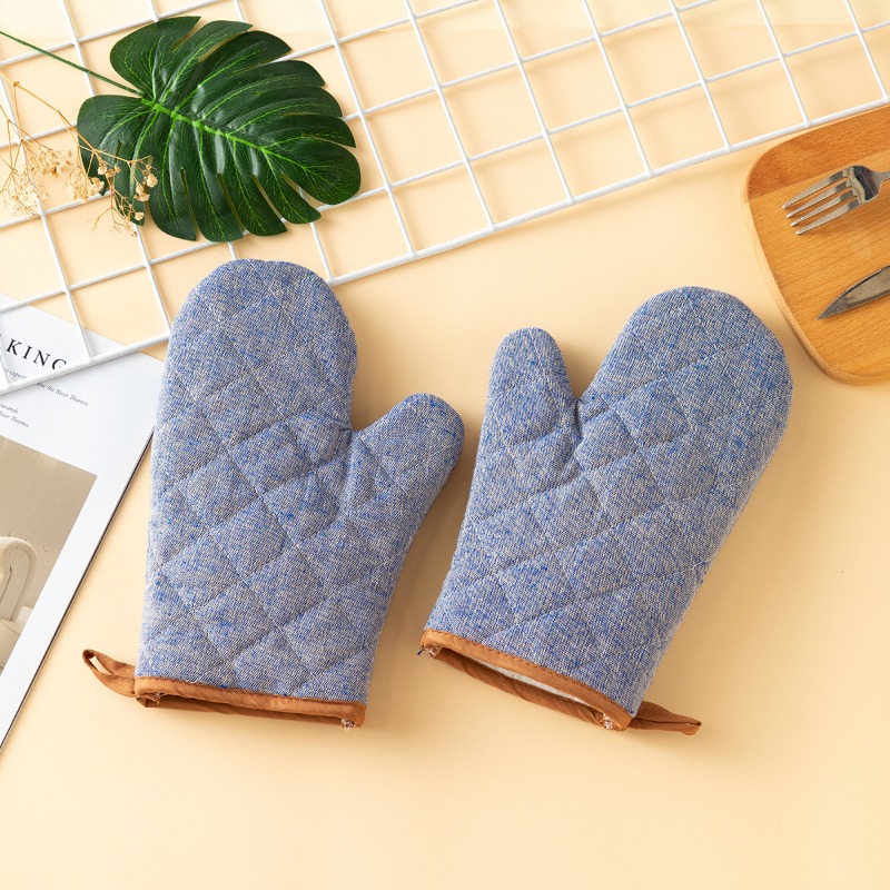 ถุงมือกันความร้อนแบบหนา 2 ชิ้น - Kitchen Baking Gloves บทวิจารณ์และราคา