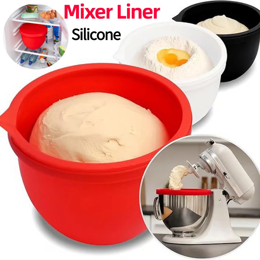 ซิลิโคนรองในโถผสมอาหารแบบมีฝาป - Kitchen Baking Aid บทวิจารณ์และราคา
