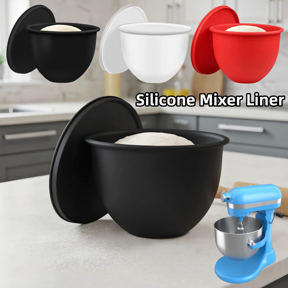 ซิลิโคนรองในโถผสมอาหารแบบมีฝาป - Kitchen Baking Aid บทวิจารณ์และราคา