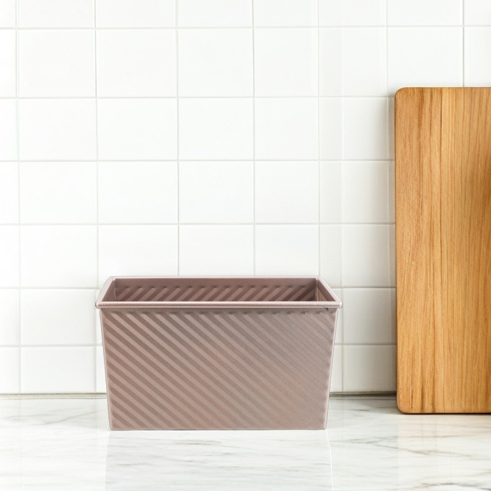 ถาดอบขนมปังสี่เหลี่ยมแบบไม่ติด - Kitchen Baking Pans บทวิจารณ์และราคา