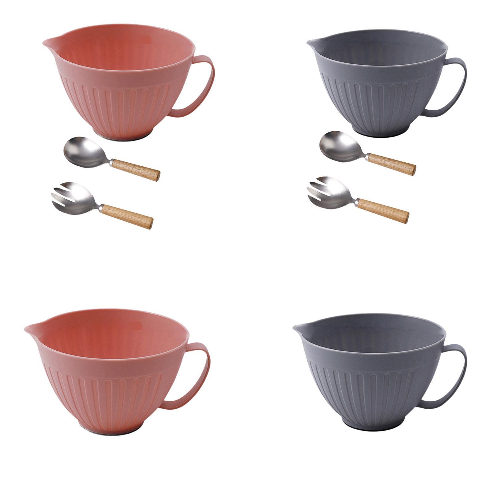 ชามผสมอาหารพร้อมพวยกา อุปกรณ์ท - Kitchen Baking Bowls บทวิจารณ์และราคา