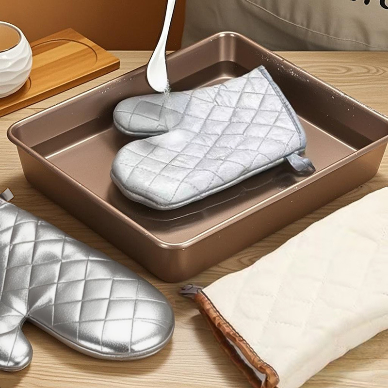 ถุงมือฉนวนกันความร้อนในครัว ทน - Kitchen Baking Gloves บทวิจารณ์และราคา