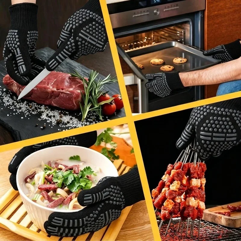 ถุงมือบาร์บีคิว 1 ชิ้น/1 คู่ ถ - Kitchen Baking Gloves บทวิจารณ์และราคา